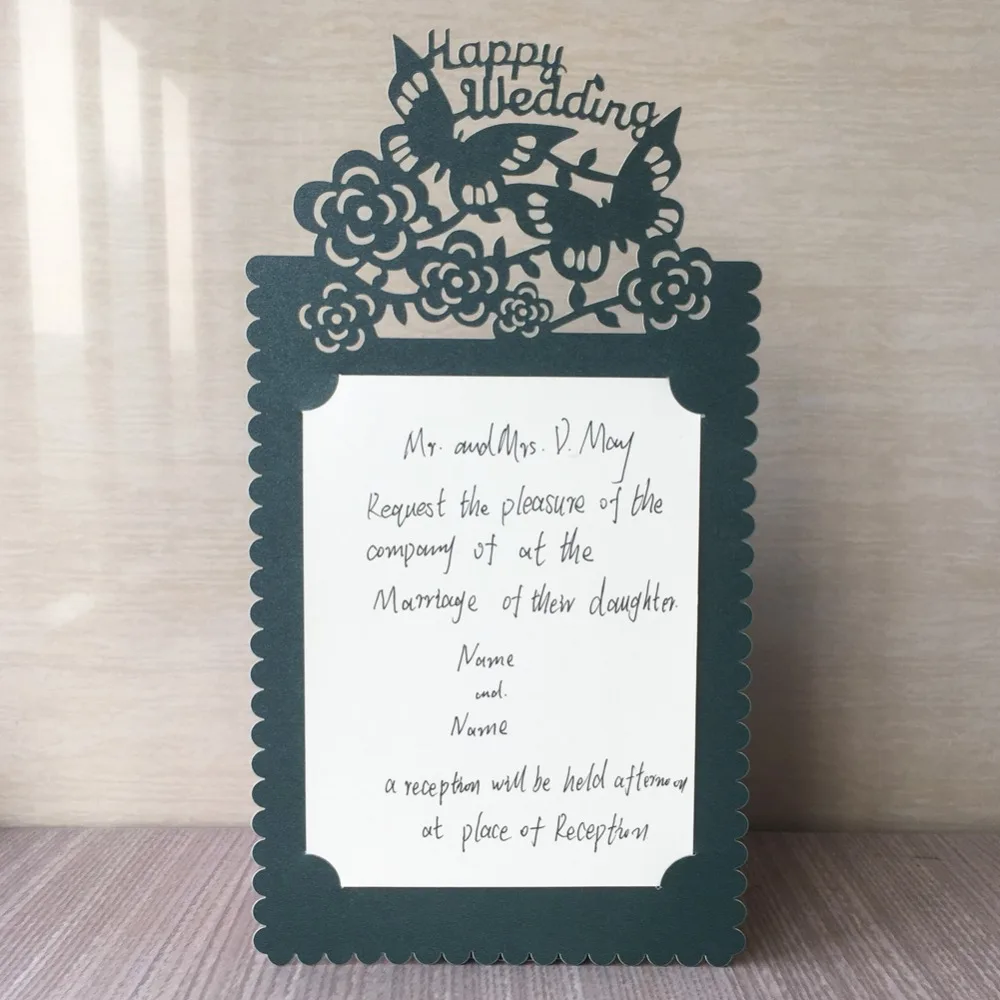 25pcs Exquisite Laser Cut Wedding Initations Cards Greeting Card Party Souvenirs Birthday Card Banquet Supplies
25pcs Exquisite Laser Cut Wedding Initations Cards Greeting Card Party Souvenirs Birthday Card Banquet Supplies