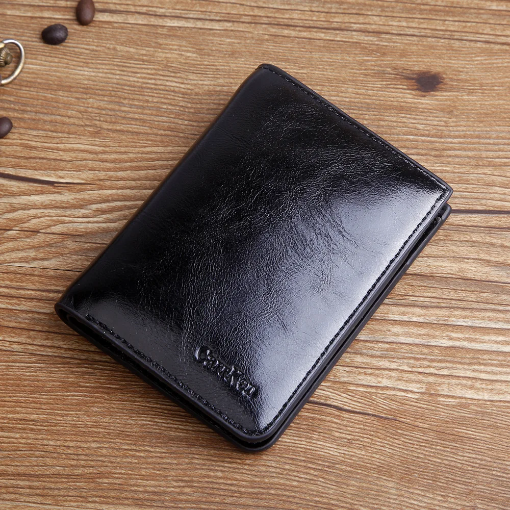 New Vintage Men Wallet Brand High Quality Designer Oil Wax Leather Short Coin Wallet Fashion Zipper Card Purse For Male
New Vintage Men Wallet Brand High Quality Designer Oil Wax Leather Short Coin Wallet Fashion Zipper Card Purse For Male