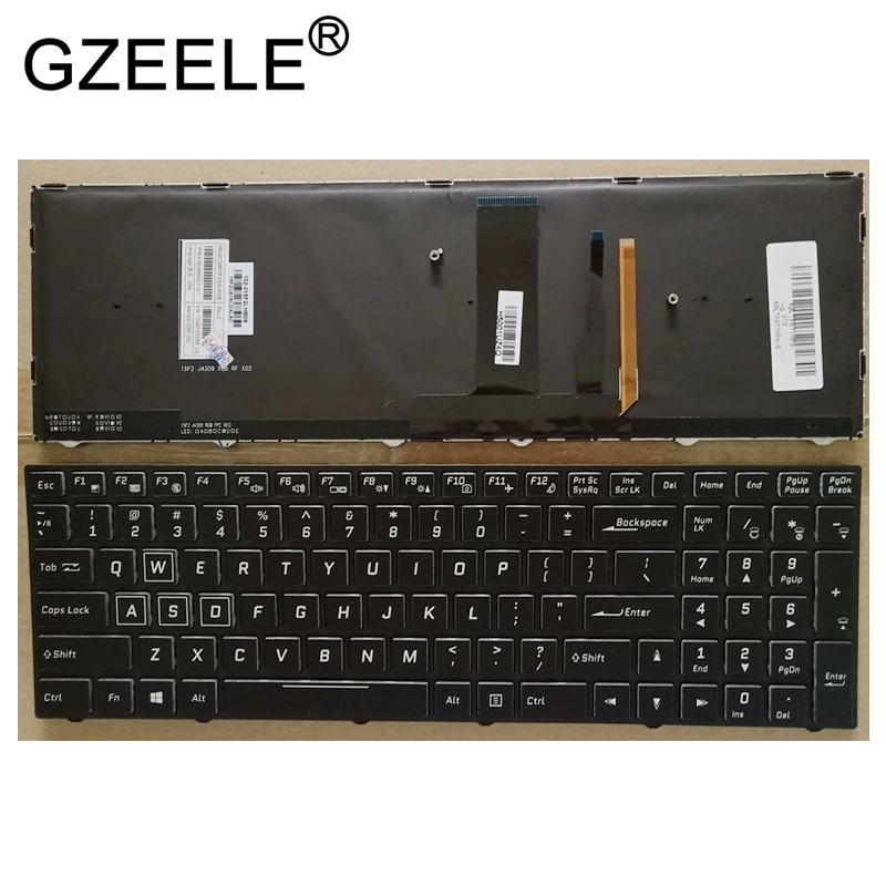 Клавиатура для ноутбука GZEELE с подсветкой