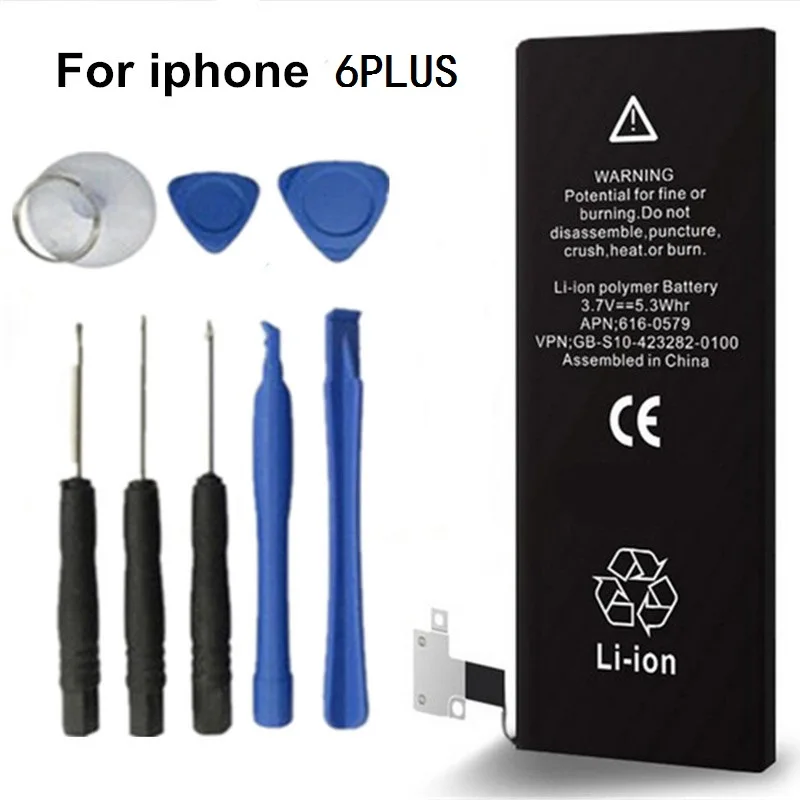 Iphone 6 plus Replacement battery For Apple iPhone 6 plus battery with free Tools
Iphone 6 plus Replacement battery For Apple iPhone 6 plus battery with free Tools