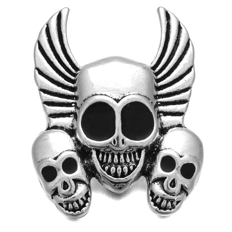 10pcs/lot Skull Snap Jewelry Metal 18mm Snap Button Fit OEM DIY Snap Bracelets For Women Man Gift ZA898
10pcs/lot Skull Snap Jewelry Metal 18mm Snap Button Fit OEM DIY Snap Bracelets For Women Man Gift ZA898