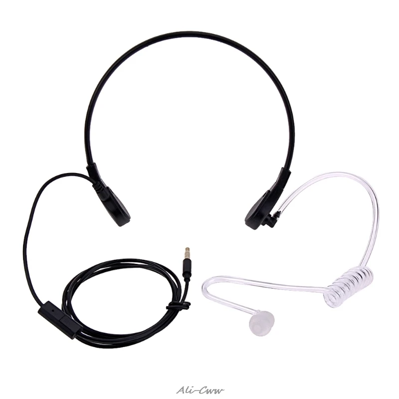 3.5mm Throat MIC Headset Covert Acoustic Tube FBI Earphone for iPhone Android
3.5mm Throat MIC Headset Covert Acoustic Tube FBI Earphone for iPhone Android