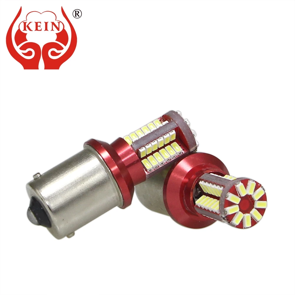 KEIN 2 шт. 57SMD P21W BA15S 1156 P21/5 Вт автомобильная светодиодная лампа BAY15D 1157 Тормозная T20 7440