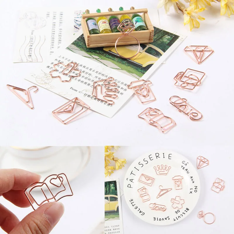 Rose Gold Office School Metal Binder Planner Tools DIY Metal Binder Clip Cute Bookmark Scrapbooking Tool
Rose Gold Office School Metal Binder Planner Tools DIY Metal Binder Clip Cute Bookmark Scrapbooking Tool