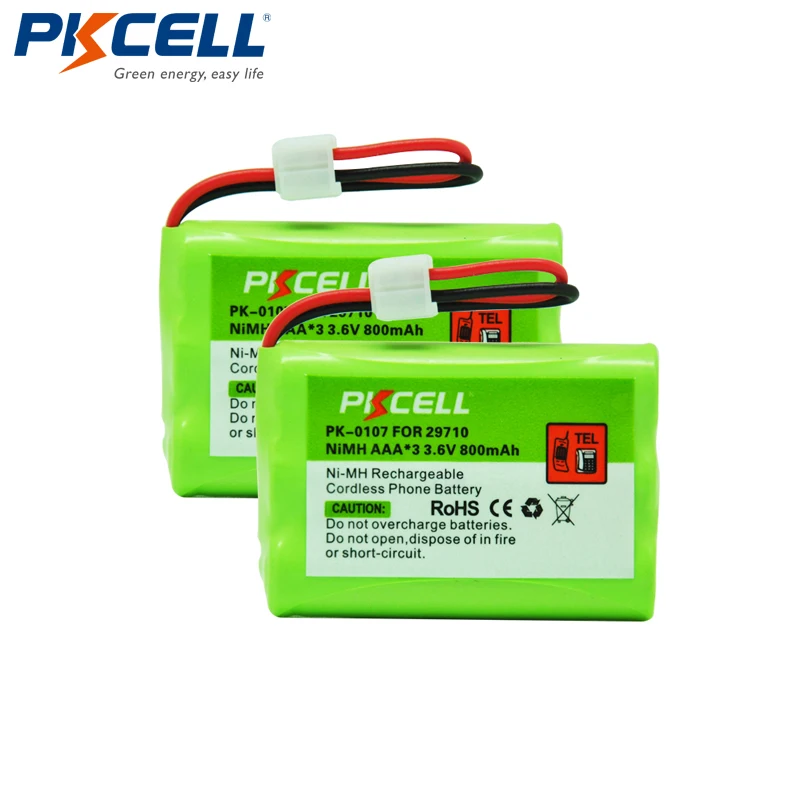 2pcs Cordless Home Phone Battery 800mAh 3.6V NiMh for V-Tech 89-1323-00-00 Model 27910
2pcs Cordless Home Phone Battery 800mAh 3.6V NiMh for V-Tech 89-1323-00-00 Model 27910