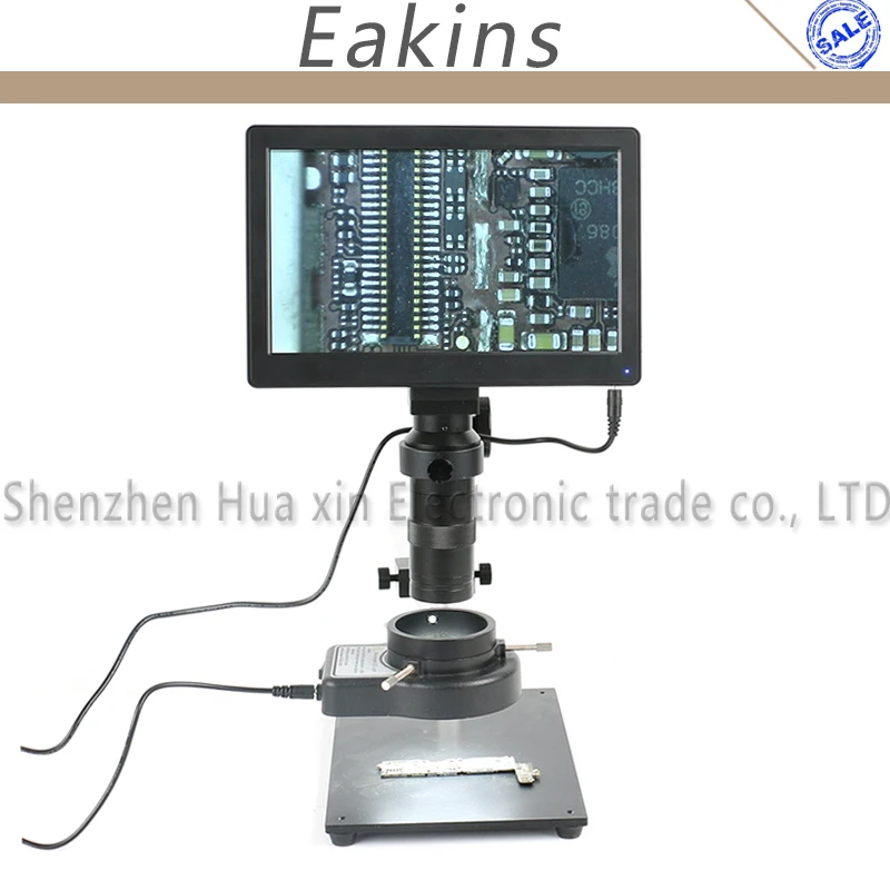 USB TF Card 5.0MP 9'' Tablet PC Digital Measurable Video Microscope Camera + Table Stand+100X C-mount Lens + 144 LED Ring Light
USB TF Card 5.0MP 9'' Tablet PC Digital Measurable Video Microscope Camera + Table Stand+100X C-mount Lens + 144 LED Ring Light