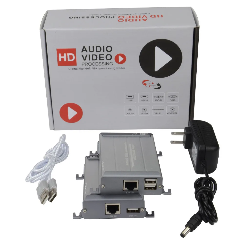 TP-беспроводной TP-HDMI04K без потери KVM 1080P 3D HDMI удлинитель на одном Cat6e/6/5e/5 максимум 262ft