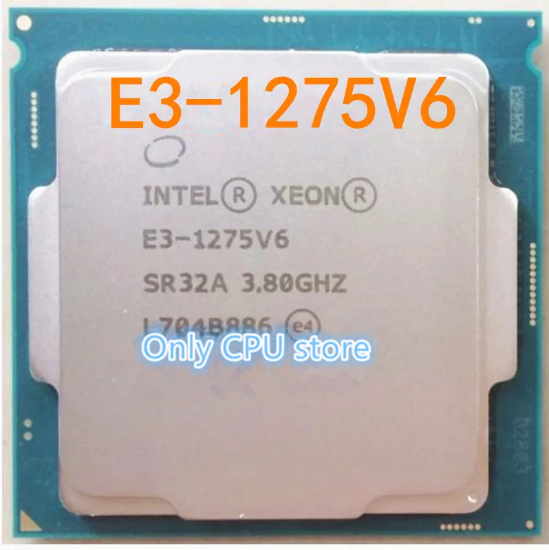 E3 1275V6 оригинальный процессор Intel Xeon 3 80 ГГц четырехъядерный LGA1151 1275 V6|Процессоры| |