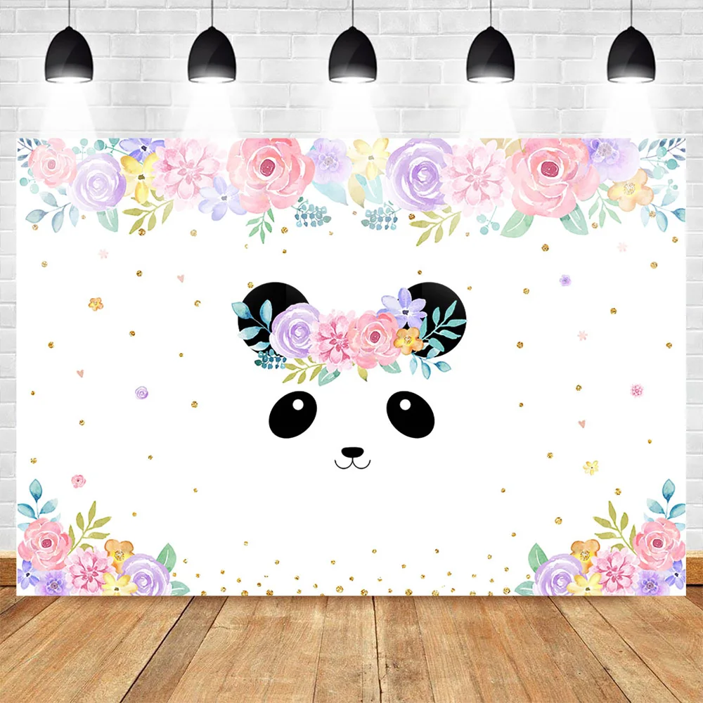 MOCSICKAAnimal Panda Background Floral Baby Birthday Newborn Photography Backdrops Dots Lovely Panda Birthday Cake Table Decor
MOCSICKAAnimal Panda Background Floral Baby Birthday Newborn Photography Backdrops Dots Lovely Panda Birthday Cake Table Decor