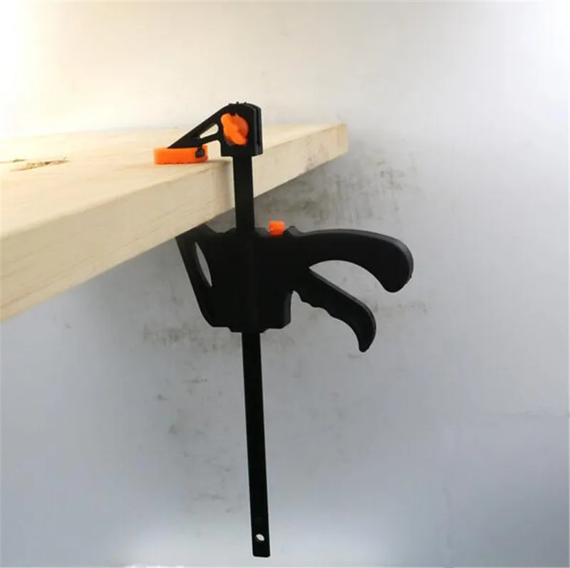 Hand Tools 2pcs/set 4 Inch WoodWorking Bar Clamp Quick Ratchet Release Speed Squeeze DIY Color Random
Hand Tools 2pcs/set 4 Inch WoodWorking Bar Clamp Quick Ratchet Release Speed Squeeze DIY Color Random