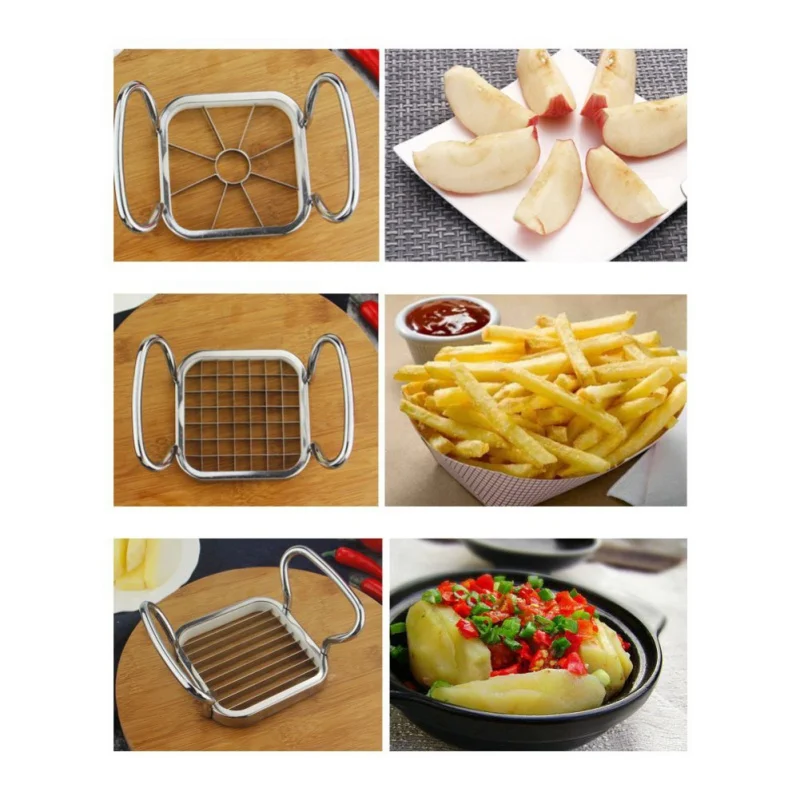 5-In-1 Multi-Function Cutting Tool Kitchen Gadget Stainless Steel Vegetable Fruit Cut Watermelon Potato
5-In-1 Multi-Function Cutting Tool Kitchen Gadget Stainless Steel Vegetable Fruit Cut Watermelon Potato