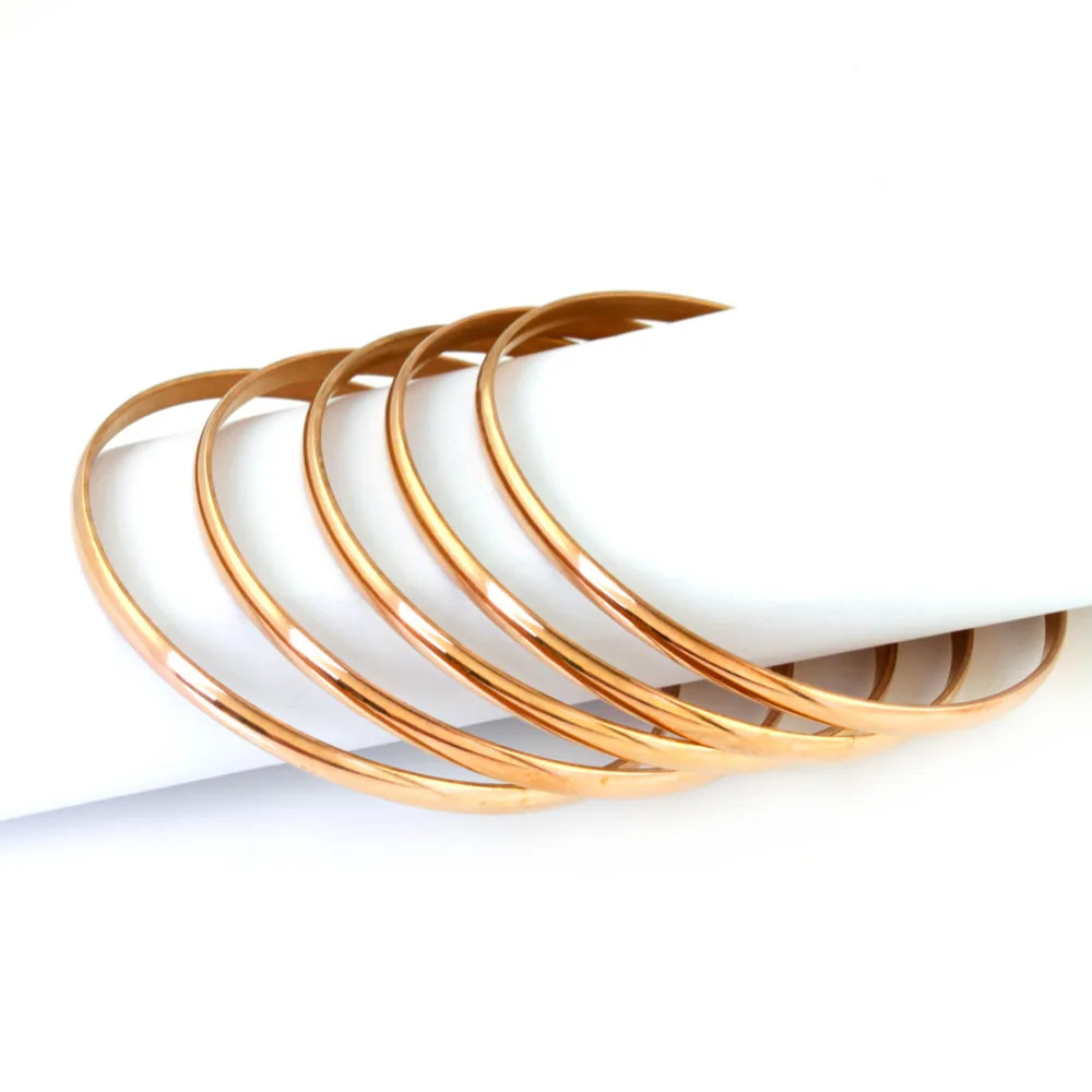 5pcs/set Women's Jewelry Wholesale Round Rose Gold Stainless Steel Bangles 4mm68mm
5pcs/set Women's Jewelry Wholesale Round Rose Gold Stainless Steel Bangles 4mm68mm