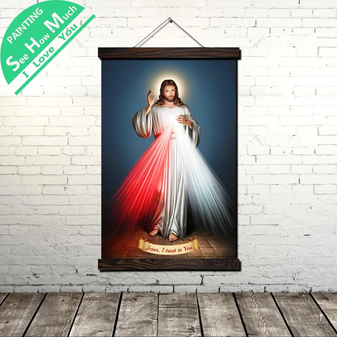 Divine Mercy Image Scroll Painting Canvas Vintage Poster and Prints Wall Art Pictures Living Room Bedroom Farmhouse Decoration
Divine Mercy Image Scroll Painting Canvas Vintage Poster and Prints Wall Art Pictures Living Room Bedroom Farmhouse Decoration