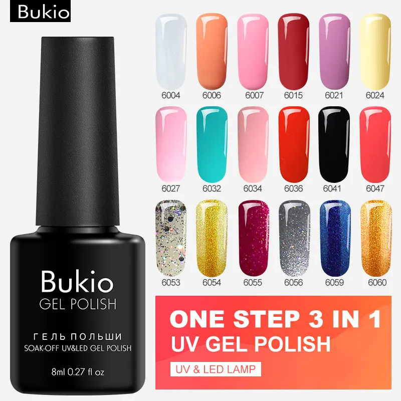Праймер для ногтей Bukio 1 шаг 3 в отмачиваемый Гель лак УФ и Led перманентные лаки