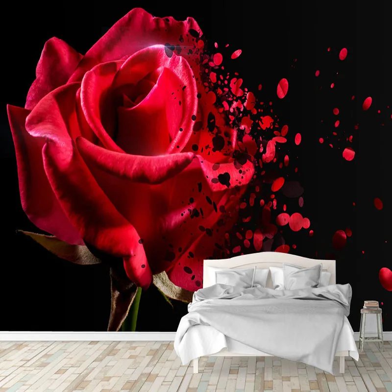 Modern Creative Red Rose Art Photo Murals Wallpaper 3D Abstract Living Room Bedroom Backdrop Wall Cloth Papel De Parede 3D Sala
Modern Creative Red Rose Art Photo Murals Wallpaper 3D Abstract Living Room Bedroom Backdrop Wall Cloth Papel De Parede 3D Sala