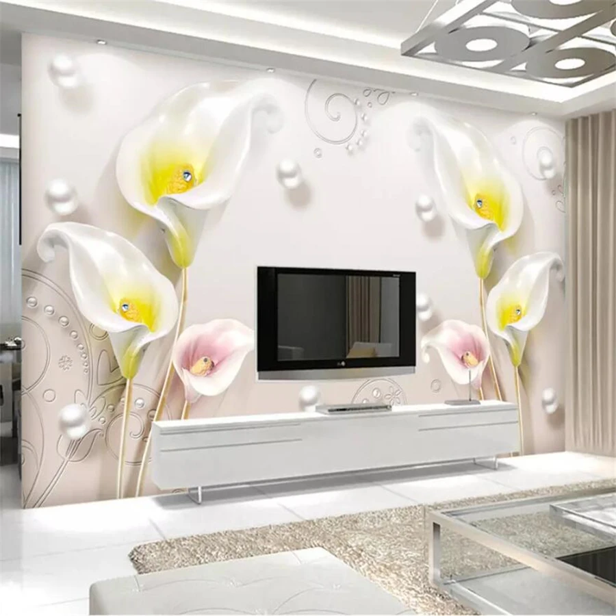 Beibehang Custom wallpape Jewelry relief simple fashion new Chinese calla background wall decoration painting 3d wallpaper mural
Beibehang Custom wallpape Jewelry relief simple fashion new Chinese calla background wall decoration painting 3d wallpaper mural