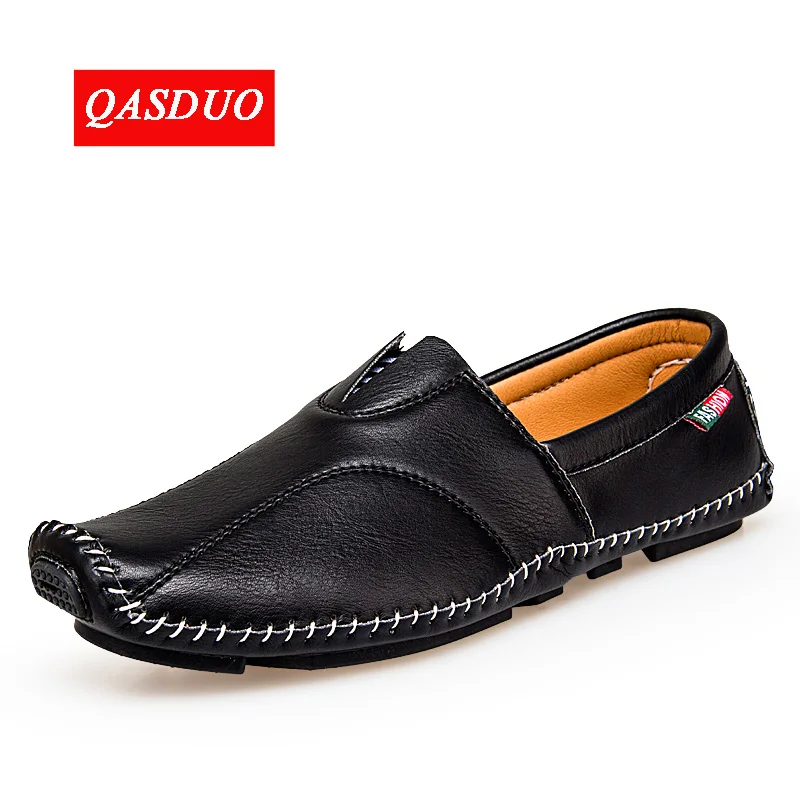 Мокасины QASDUO мужские, модные мягкие лоферы, кожаная обувь, плоская подошва, без застежки, деловые туфли для вождения
Мокасины QASDUO мужские, модные мягкие лоферы, кожаная обувь, плоская подошва, без застежки, деловые туфли для вождения