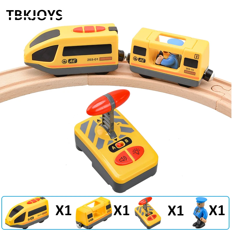 RC Electric Train Toy Sets Fit for Wooden Railway Tracks Boys Toys Birthday Gift
RC Electric Train Toy Sets Fit for Wooden Railway Tracks Boys Toys Birthday Gift