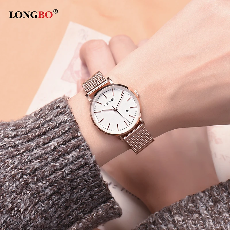 Часы для влюбленных Longbo роскошные мужские и женские часы с автоматическим
