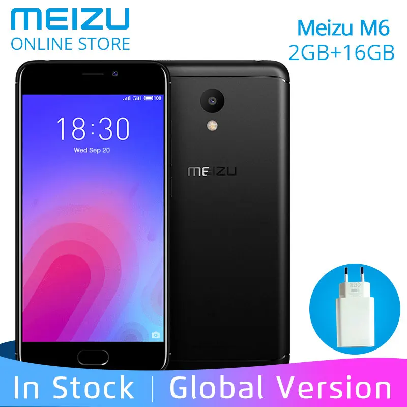 Meizu M6 2 GB 16 Встроенная память M711H Глобальный Версия смартфона 4G LTE mtk6750 восемь ядер 5