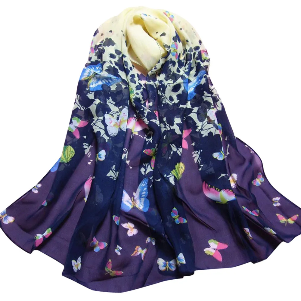 Womail Women sarft Butterfly Printed Flower Soft Muffler Chiffon Scarf Wrap Shawl Pashmina bandana 2020 f12
Womail Women sarft Butterfly Printed Flower Soft Muffler Chiffon Scarf Wrap Shawl Pashmina bandana 2020 f12