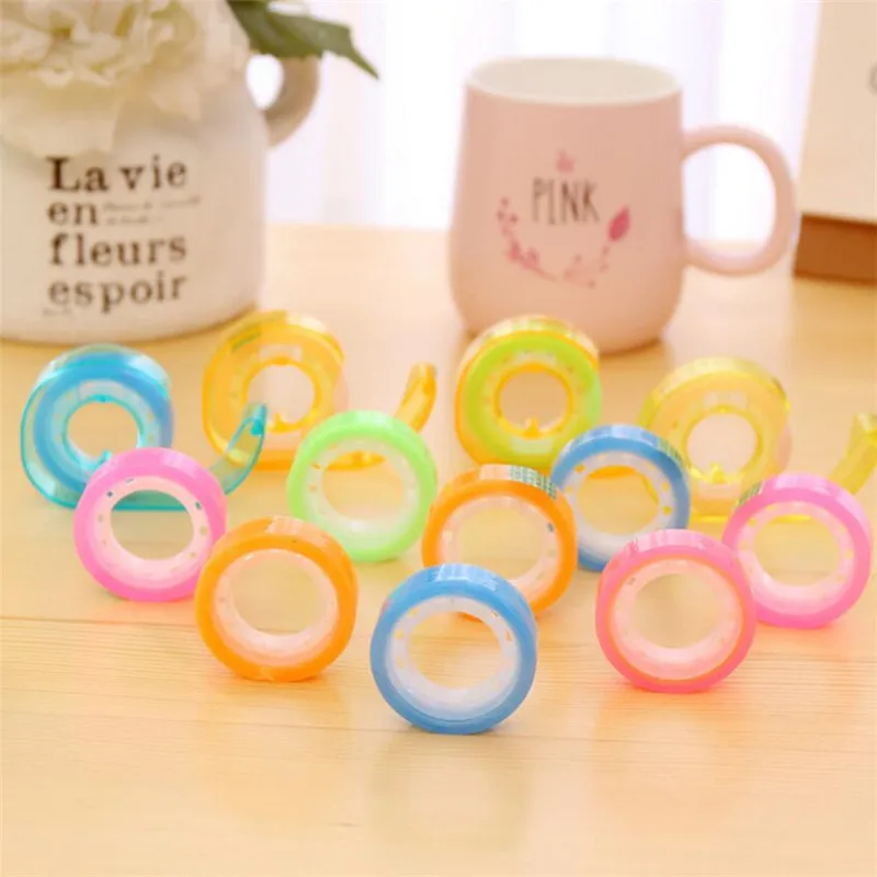 6Pcs=1sets Candy Colors Transparent Adhesive Tape And Single-Side Tape Cutter Combination Suit Stationery
6Pcs=1sets Candy Colors Transparent Adhesive Tape And Single-Side Tape Cutter Combination Suit Stationery