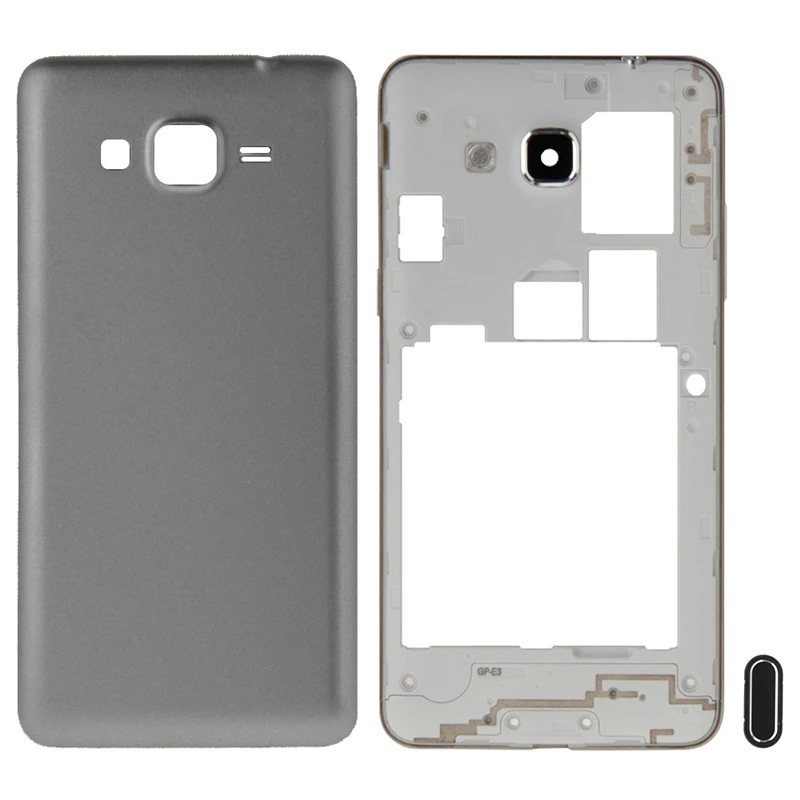 Full Housing Cover (Middle Frame Bazel + Battery Back Cover) + Home Button for Galaxy Grand Prime / G530 (Dual SIM Card Version)
Full Housing Cover (Middle Frame Bazel + Battery Back Cover) + Home Button for Galaxy Grand Prime / G530 (Dual SIM Card Version)