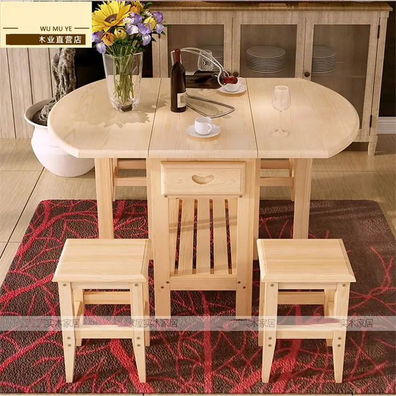 Semi-Circle Foldable Coffee Dining Table With Two Chairs (NO Drawers) Pine Solid Wood Living Room Furniture
Semi-Circle Foldable Coffee Dining Table With Two Chairs (NO Drawers) Pine Solid Wood Living Room Furniture