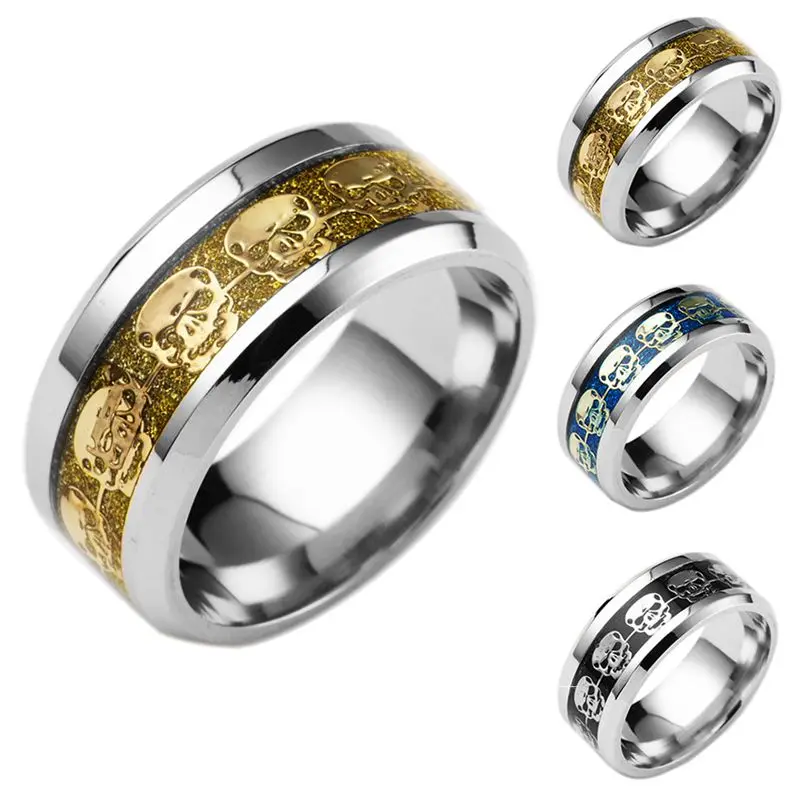4 color Punk Skeleton Skulls Ring For Women Men Female Girls Cool Vintage fashion Gold Fashion Rings Stainless Steel Jewelry
4 color Punk Skeleton Skulls Ring For Women Men Female Girls Cool Vintage fashion Gold Fashion Rings Stainless Steel Jewelry