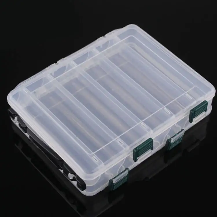 20x16x4.7cm Plastic Carp Fishing Lure Box Double Side 10 Slot Fly Fishing Tackle Box Case Perfect for fly saltwater freshwater
20x16x4.7cm Plastic Carp Fishing Lure Box Double Side 10 Slot Fly Fishing Tackle Box Case Perfect for fly saltwater freshwater