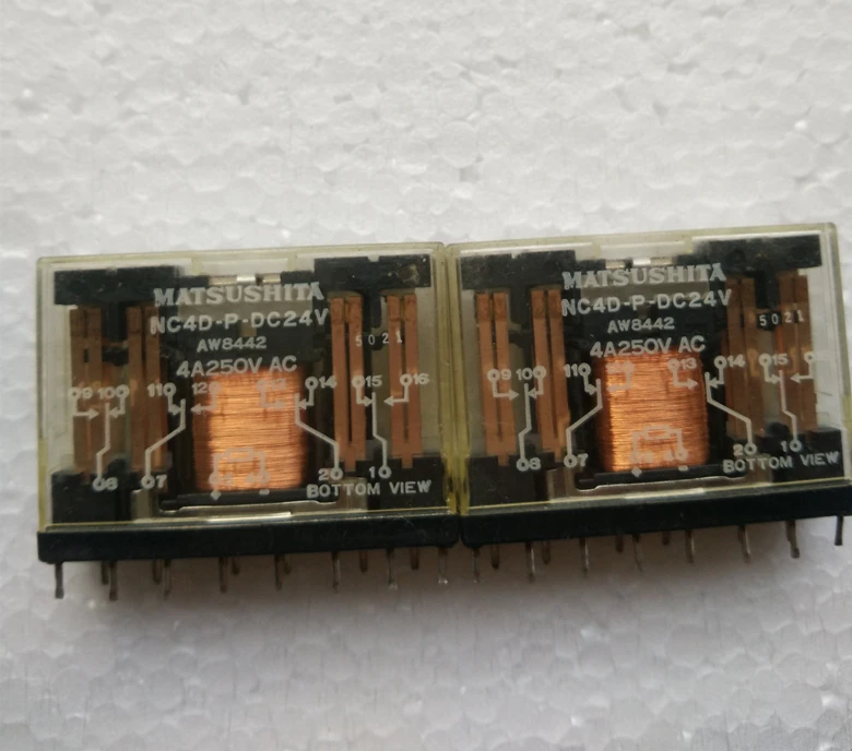 24V relay NC4D-P-DC24V NC4D-P-24VDC NC4DPDC24V 24VDC DC24V 24V 4A 250VAC 14PIN