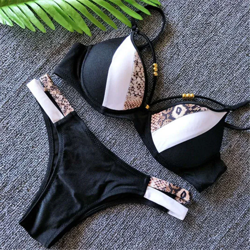 2019 New Style Swimwear Fashion Hot Women's Push Up Bra Bandage Bikini Set Swimsuit Low Waist Color Patchwork Beachwear Biquini
2019 New Style Swimwear Fashion Hot Women's Push Up Bra Bandage Bikini Set Swimsuit Low Waist Color Patchwork Beachwear Biquini