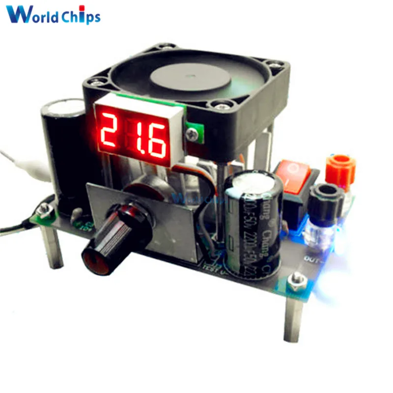 Понижающий блок питания LM338K, цифровой понижающий модуль, максимальная мощность 3 а 50 Вт, 3-25 В переменного тока, 3-35 В постоянного тока до 1,2-30 в ...
Понижающий блок питания LM338K, цифровой понижающий модуль, максимальная мощность 3 а 50 Вт, 3-25 В переменного тока, 3-35 В постоянного тока до 1,2-30 в ...