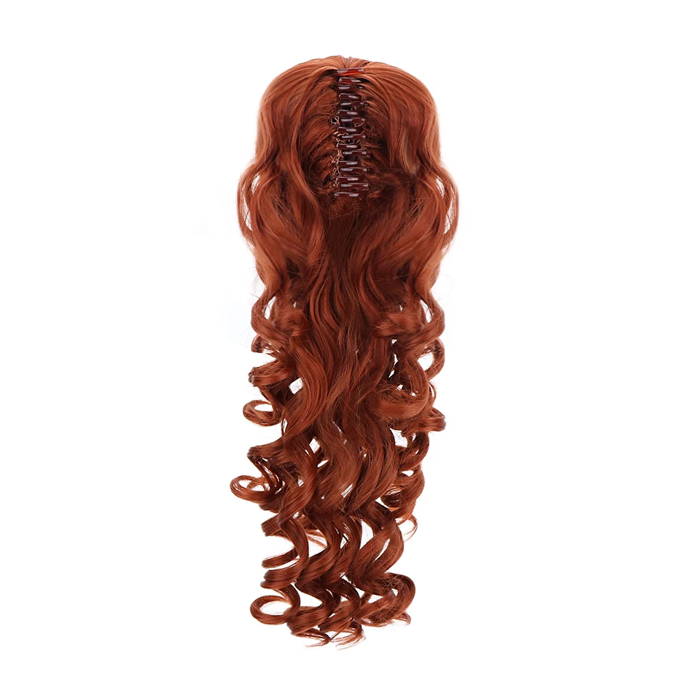 18"Synthetic Ponytail Wigs Hair Extensions Clip On Hairpieces Brown Blonde Wave Clip In Ponytail Hair Extensions Heat Resistant
18"Synthetic Ponytail Wigs Hair Extensions Clip On Hairpieces Brown Blonde Wave Clip In Ponytail Hair Extensions Heat Resistant