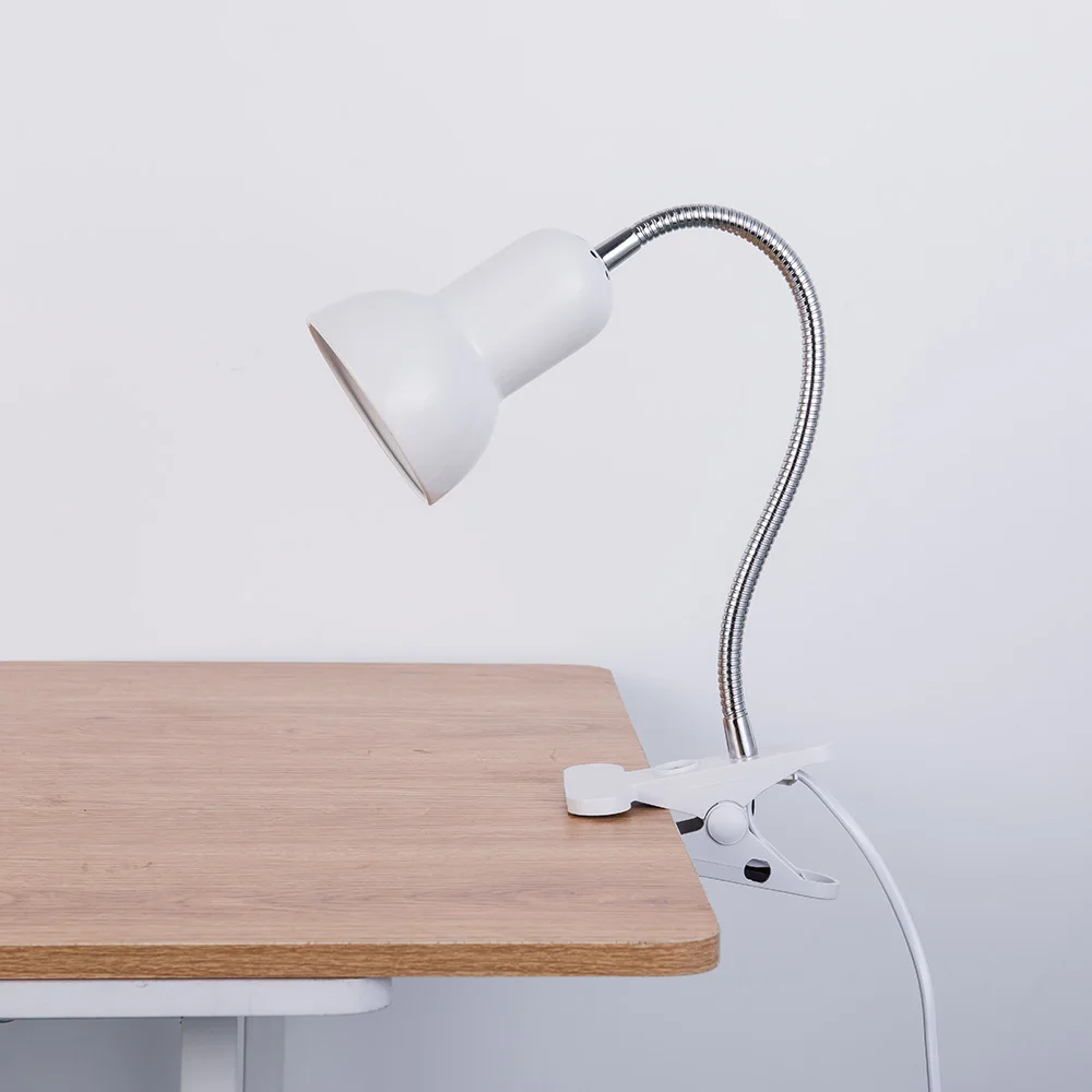Clip working table light Holder adjustable Bendable LED Desk lamp 5W Flexible Reading lights for study Black White with E27 bulb
Clip working table light Holder adjustable Bendable LED Desk lamp 5W Flexible Reading lights for study Black White with E27 bulb