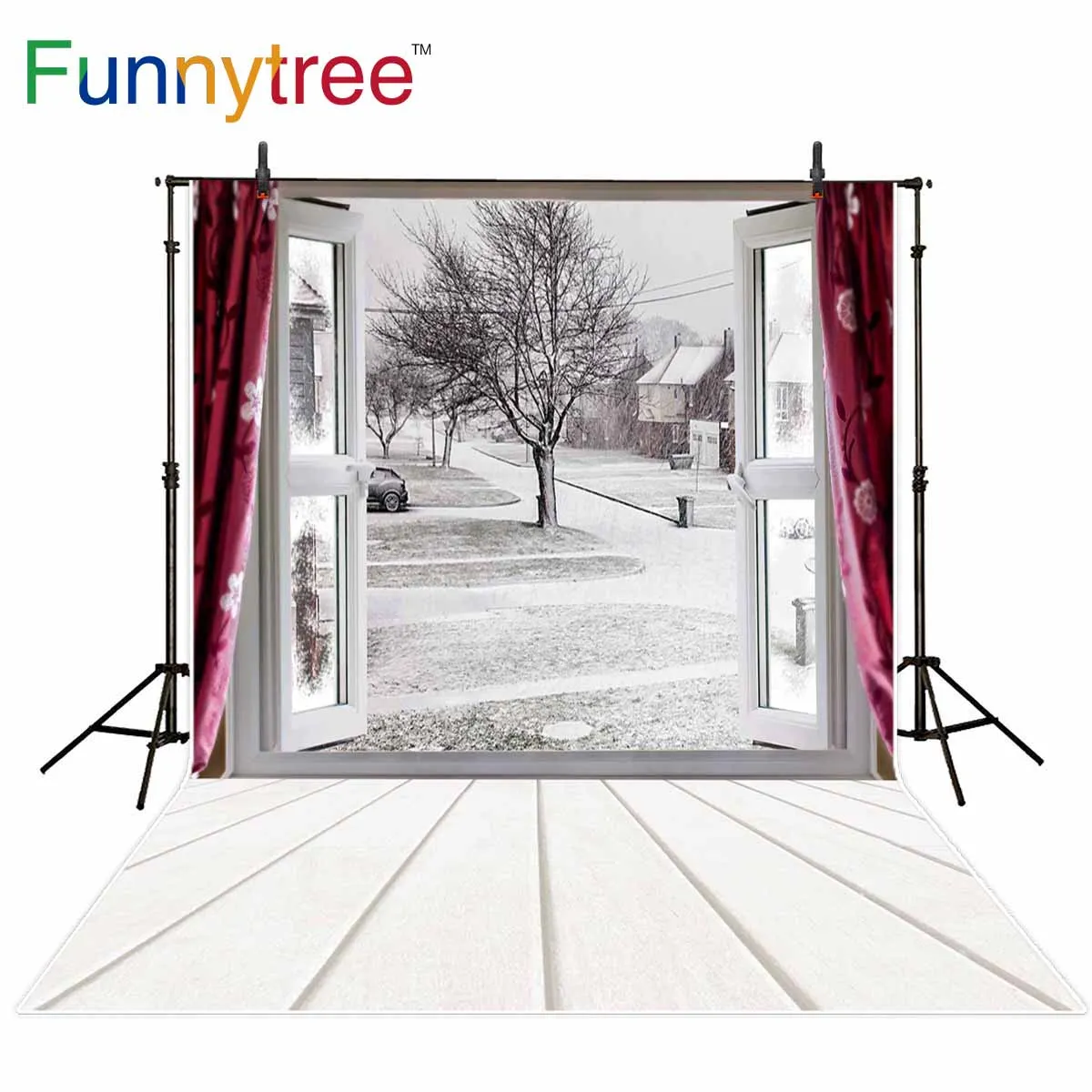 Фон для фотосъемки Funnytree, белый деревянный пол, Зимнее дерево, снег, окно, красная занавеска, студийный Фотофон для фотосъемки
Фон для фотосъемки Funnytree, белый деревянный пол, Зимнее дерево, снег, окно, красная занавеска, студийный Фотофон для фотосъемки