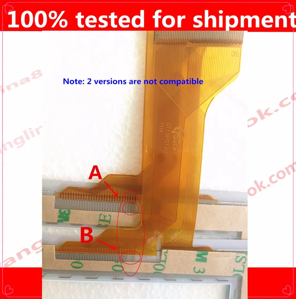 Free shipping 10.1inch capacitive touch screen panel digitizer glass sensor replacement GT10PG120
Free shipping 10.1inch capacitive touch screen panel digitizer glass sensor replacement GT10PG120