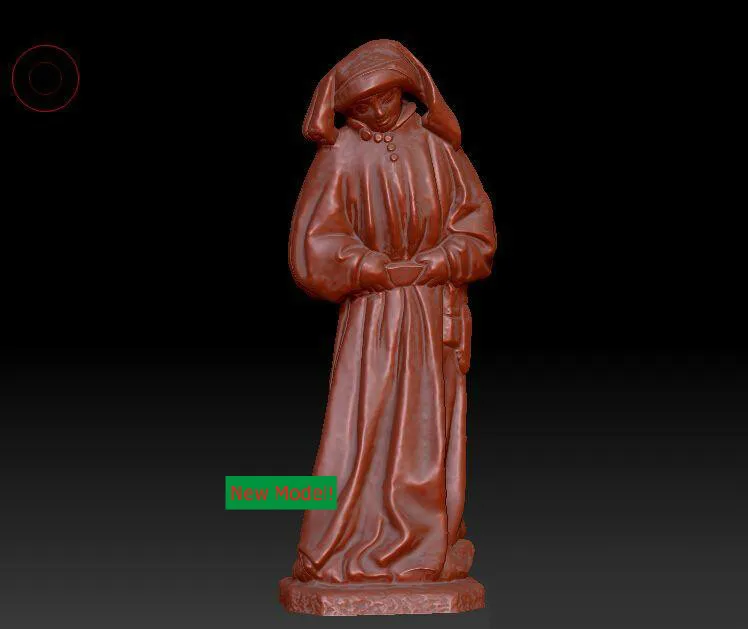 3D model stl format, 3D solid model rotation sculpture for cnc machine mourn statue
3D model stl format, 3D solid model rotation sculpture for cnc machine mourn statue
