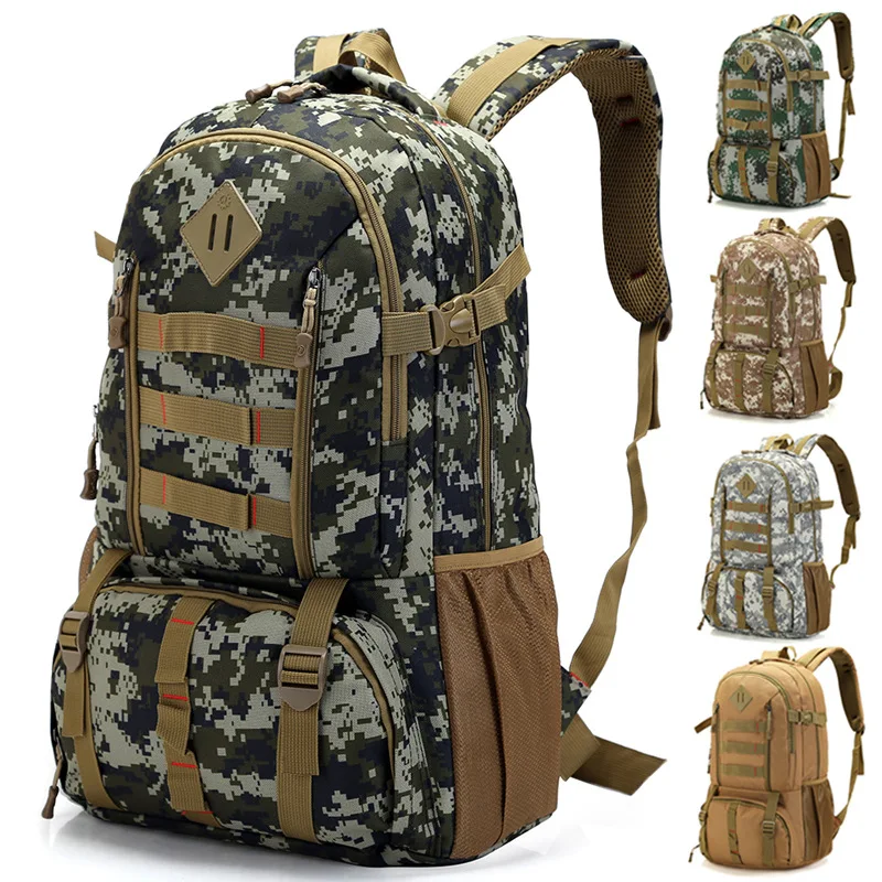 50L Tactical Backpack Military Army Mochila For Hiking Hunting Rucksuck Tourist Camping Rucksack Sports Camo Bag
50L Tactical Backpack Military Army Mochila For Hiking Hunting Rucksuck Tourist Camping Rucksack Sports Camo Bag