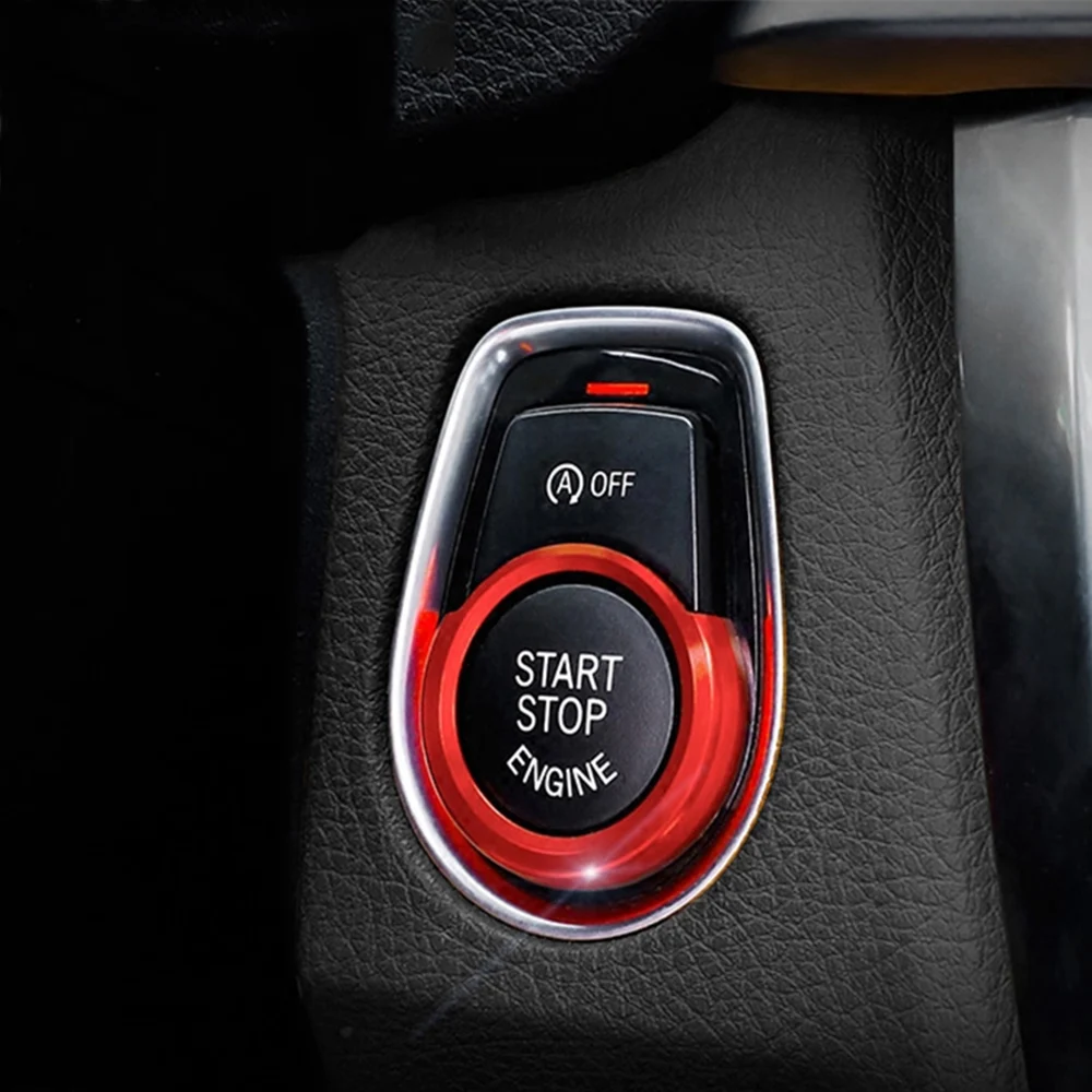 1PC Car Key Start Button Decor Frame Interior Covers Stickers Trim Auto Accessories For BMW 1/2/3 series F20 F21 F30 X1 F48
1PC Car Key Start Button Decor Frame Interior Covers Stickers Trim Auto Accessories For BMW 1/2/3 series F20 F21 F30 X1 F48