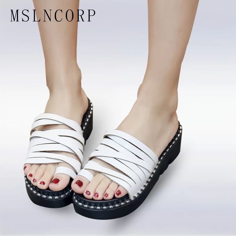 Size 34-44 Fashion Summer women flat Crystal platform slippers sandals slip on white flip flop wedge beach slides Casual Shoes
Size 34-44 Fashion Summer women flat Crystal platform slippers sandals slip on white flip flop wedge beach slides Casual Shoes