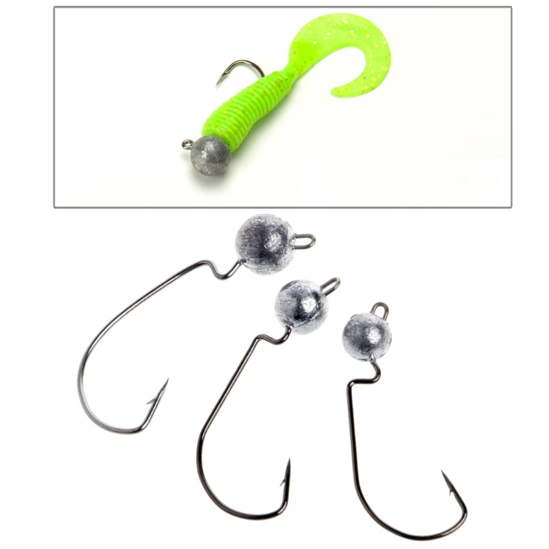 5pcs/set Fishhooks Hooks Crank Jig Lead Head Steel Barbed Fishing Tackle Accessories
5pcs/set Fishhooks Hooks Crank Jig Lead Head Steel Barbed Fishing Tackle Accessories