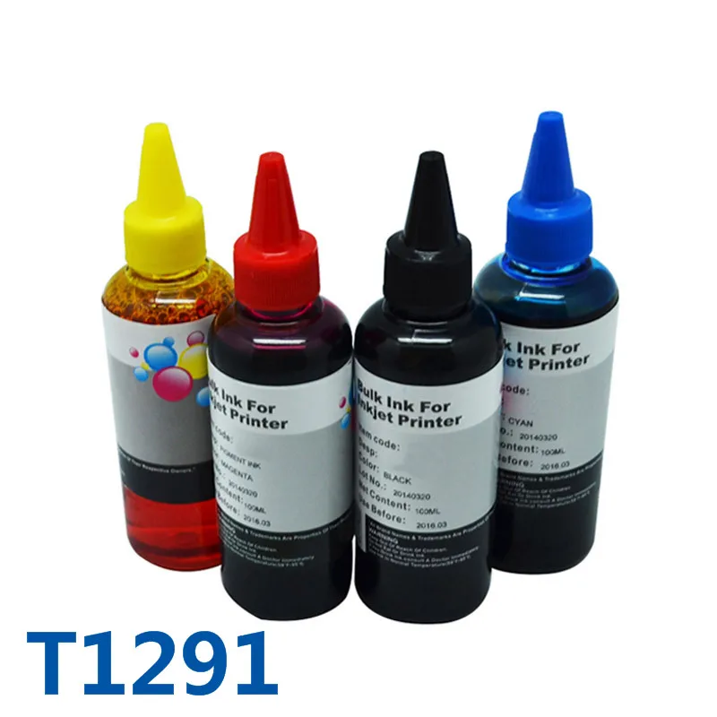For T1291 Refill Ink Cartridge Dye Ink Refill For Epson Stylus SX230 SX235W SX420W SX425W SX430W SX435W SX440W SX445W Bulk Ink
For T1291 Refill Ink Cartridge Dye Ink Refill For Epson Stylus SX230 SX235W SX420W SX425W SX430W SX435W SX440W SX445W Bulk Ink