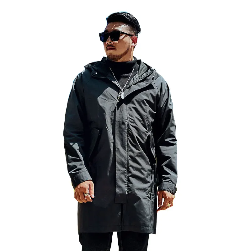 brand 2019 Autumn new Large size Windbreaker Men's long Hooded Black Casual jacket More Size XL-5XL 6XL 7XL
brand 2019 Autumn new Large size Windbreaker Men's long Hooded Black Casual jacket More Size XL-5XL 6XL 7XL