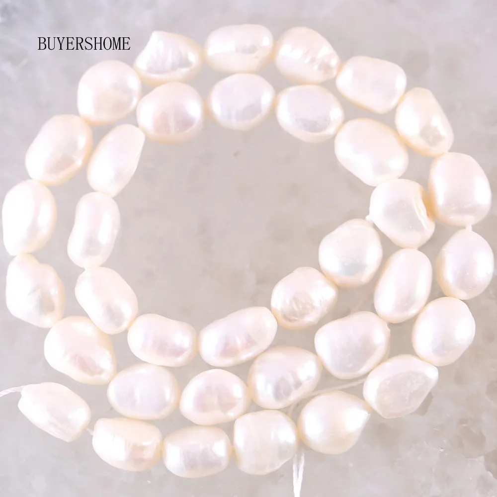 Fashion Jewelry A 11-12mm Loose Beads 100% Natural White Pearl 1 Strings 14" D004
Fashion Jewelry A 11-12mm Loose Beads 100% Natural White Pearl 1 Strings 14" D004