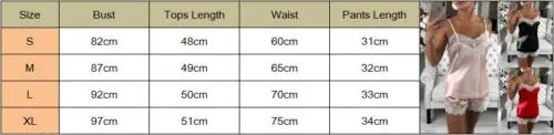 2PCS Women Sexy Satin Lace Sleepwear Set Sleeveless V Neck Camis + Mini Shorts Babydoll Lingerie Nightdress Pajamas Sets 2019
2PCS Women Sexy Satin Lace Sleepwear Set Sleeveless V Neck Camis + Mini Shorts Babydoll Lingerie Nightdress Pajamas Sets 2019