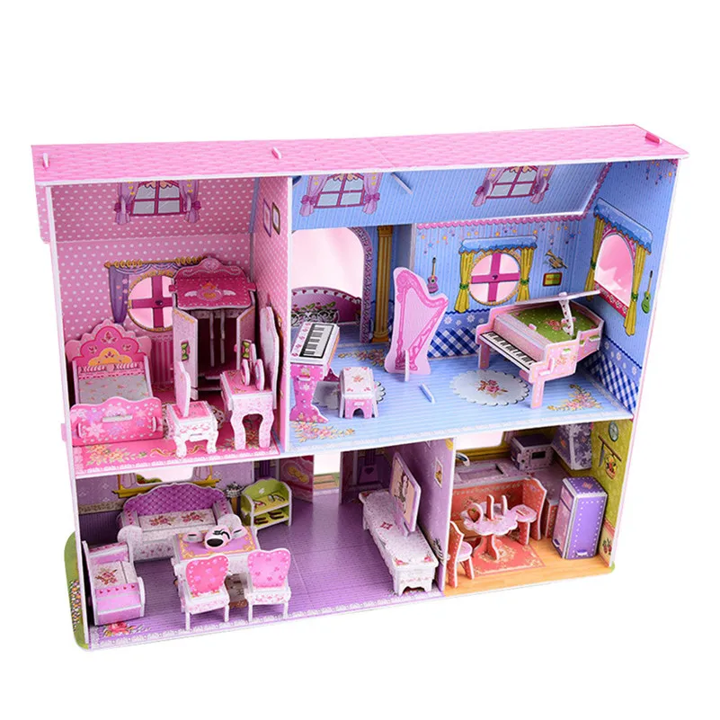 3D Funny Model Kits DIY Princess House Puzzles Education Toy Best Home For Kids Decorate Creative Gifts Toy for children A1
3D Funny Model Kits DIY Princess House Puzzles Education Toy Best Home For Kids Decorate Creative Gifts Toy for children A1