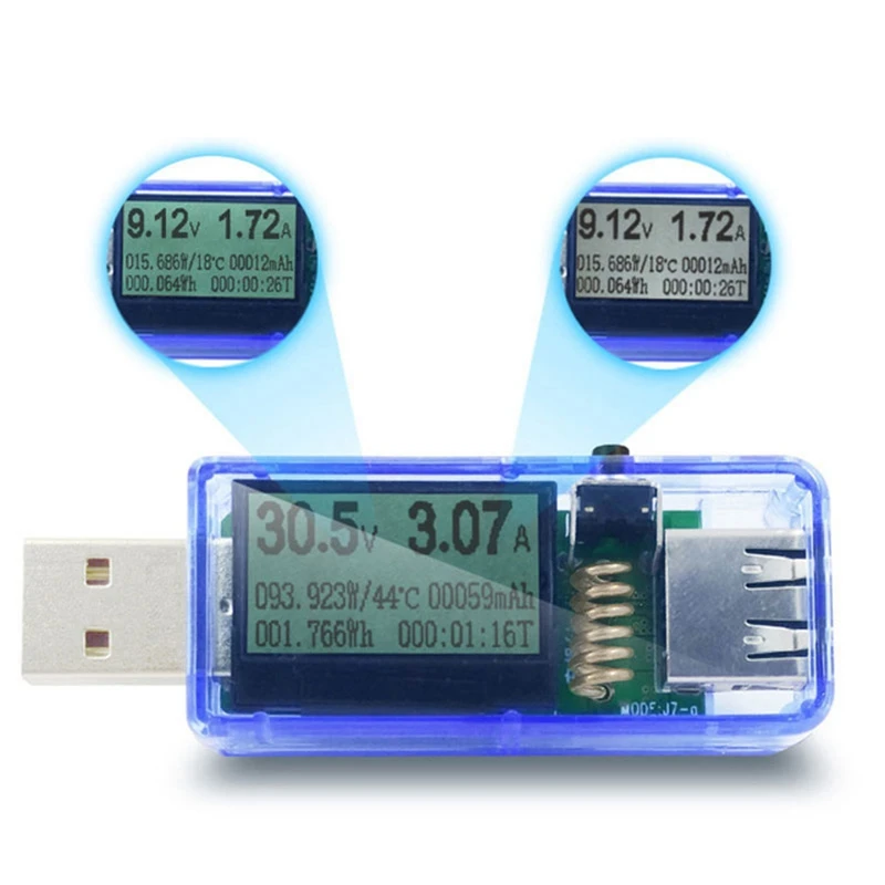 12 в 1 Usb Тестер Dc Цифровой вольтметр измеритель напряжения тока Амперметр