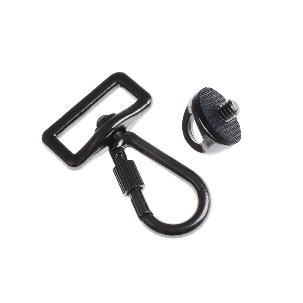 Camera 1/4" Tripod Mount+ 1/4"Hook Connecting Adapter For Shoulder Sling Neck Strap Belt Camera Bag Case
Camera 1/4" Tripod Mount+ 1/4"Hook Connecting Adapter For Shoulder Sling Neck Strap Belt Camera Bag Case