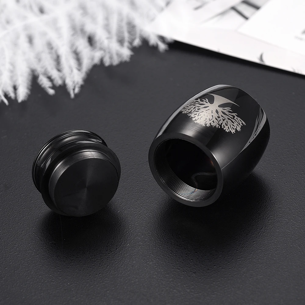 IJU009 Engraving Tree Of Life Cremation Urns - 40mm*29mm Stainless Steel Mini Memorial Jewelry Containers For Ash
IJU009 Engraving Tree Of Life Cremation Urns - 40mm*29mm Stainless Steel Mini Memorial Jewelry Containers For Ash